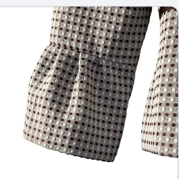 Sweet Suit Petite Brown Polka Dot Blazer - Picture 7 of 8